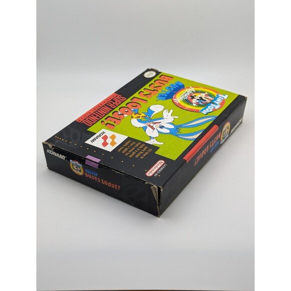 Tiny Toons Buster Busts Loose (SNES Super Nintendo 1993) Game & Box Tested Works - Picture 4 of 12